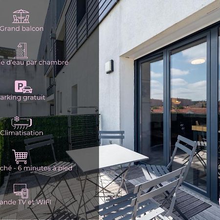 Le Saint Exupery - T3 Centre Ville Avec Balcon + Parking Gratuit Toulouse Exterior photo